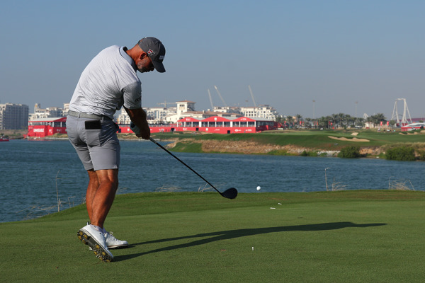 Waring shoots course record to take comfortable lead in Abu Dhabi