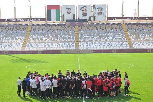 Aitor Karanka conducts coach training session, featuring 120 male and female participants