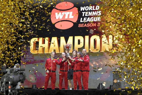 Game Changers Falcons crowned Champions of World Tennis League Season 3, after a thrilling last-set victory over TSL Hawks  