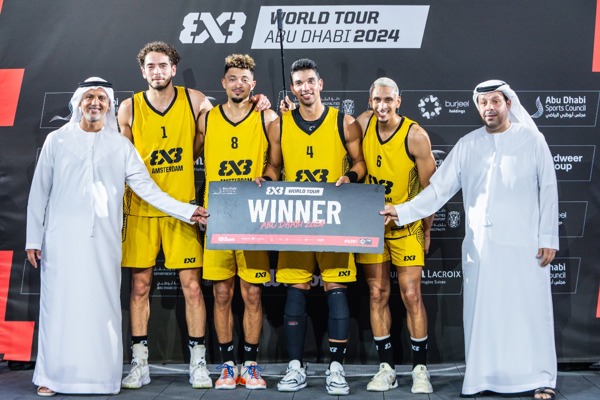 AMSTERDAM VICTORY AFTER INDUSTRIOUS PERFORMANCE AGAINST MIAMI IN FIBA 3X3 WORLD TOUR ABU DHABI 2024 FINAL