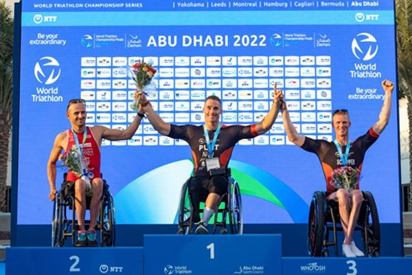 Inspiring Para Triathletes Take World Titles in Abu Dhabi