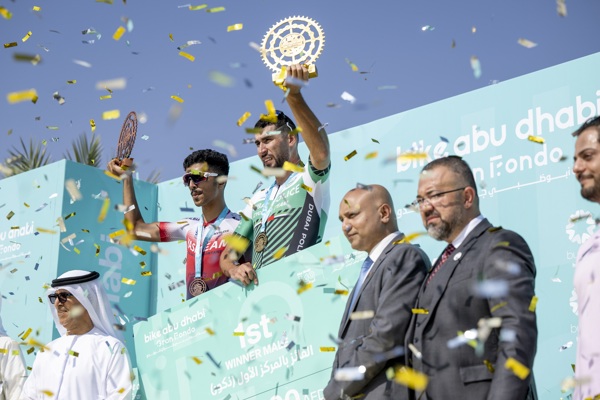 سباق بايك أبوظبي جران فوندو يختتم نسخته الثانية بمشاركة أكثر من 1000 درّاج ودرّاجة تنافسوا على جوائز بمجموع 2 مليون درهم إماراتي