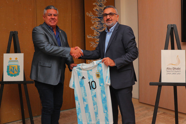Abu Dhabi Sports Council officially becomes a strategic partner of the Argentine Football Association (AFA)