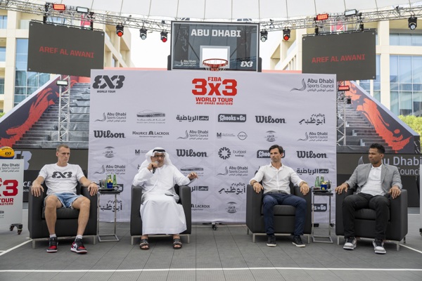FIBA 3x3 World Tour Abu Dhabi Masters 2023 press conference unveils New Wilson Game Ball Ahead of 2024 Season